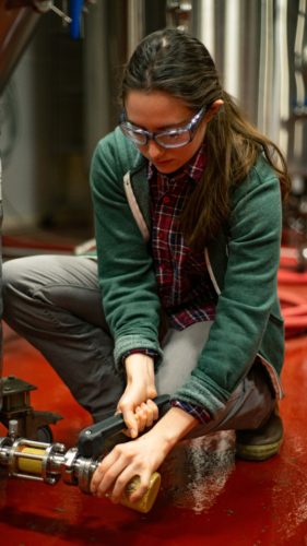 Ilona Collecting Yeast