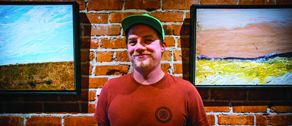 Clay Pape Missoula, MT Artist at Draught Works Brewery