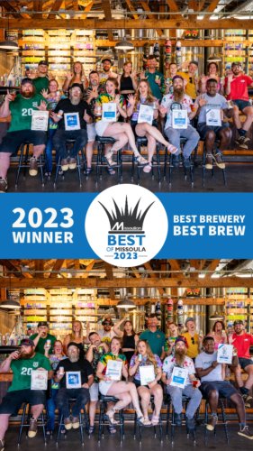 Draught Works voted Best Brewery in 2023 Best of Missoula